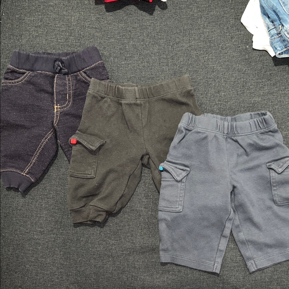 Carter's Kids Joggers - Black, Dark Gray, Gray